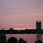 Sunset over the Charles