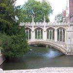 St. John&#039;s College bridge over the river
