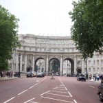 An archway at the end of The Mall