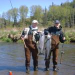 Chris and Jason and their fish