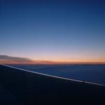 Sunset from the plane
