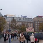 Outside the Amsterdam train station