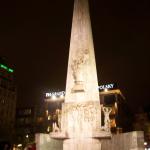 The National Monument at the Dam at night