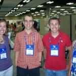 Partial Hirschhorn Lab reunion (Katie, Guillaume, Sam, and Zofia)