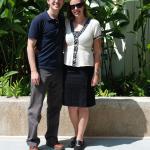 Jason and Katie at the convention center