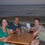 Katie, Santhosh, and Heather celebrate the end of ASHG