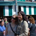 Katie and Kris at the Market