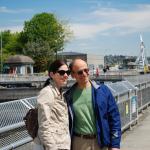 Kris and Bob at the locks