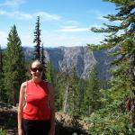 Katie on a hike in the Cascades