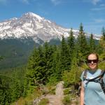 Katie and Mt. Rainier