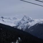 Rugged peaks from the gondola