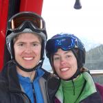 Jason and Katie on the Peak2Peak gondola