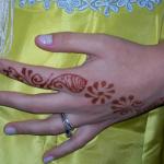 Another close up of Katie&#039;s mehndi