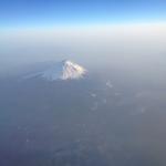 Mt. Fuji from the airplane to Hiroshima