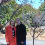 Katie and Jason at Kameyama-koen park