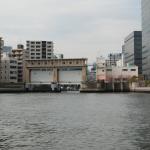 Flood gates along the Sumida river