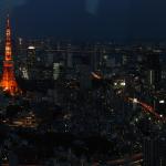 Tokyo at night, view from Mori Tower