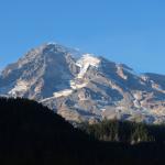 The peak of Mt. Rainier
