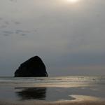 Rock offshore at Cape Kiwanda