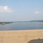 Crossing the Mississippi River, looking North