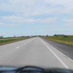 Flying down the highway