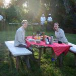 Jason and Katie on our Valentine&#039;s Day bush breakfast