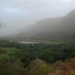 Foggy view from our room at E Unoto Lodge