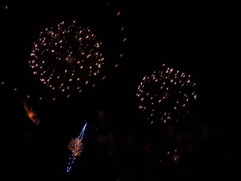 More fireworks