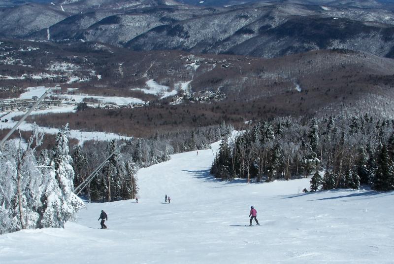 Katie on the slopes at Killington