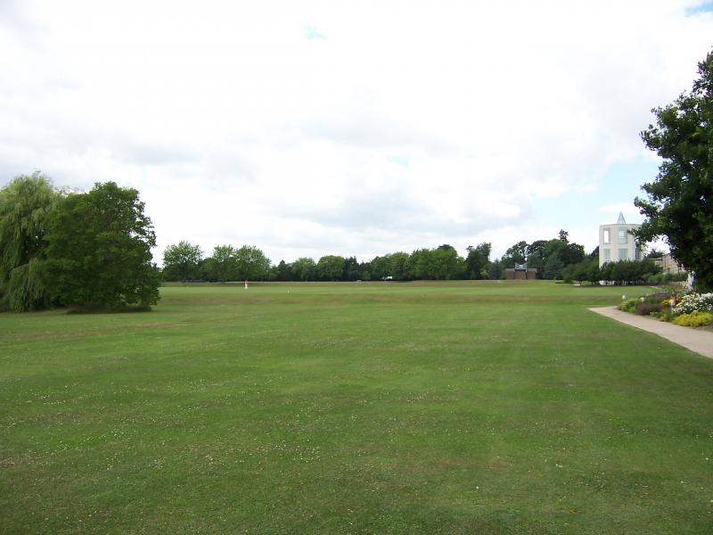 The grounds at Churchill College