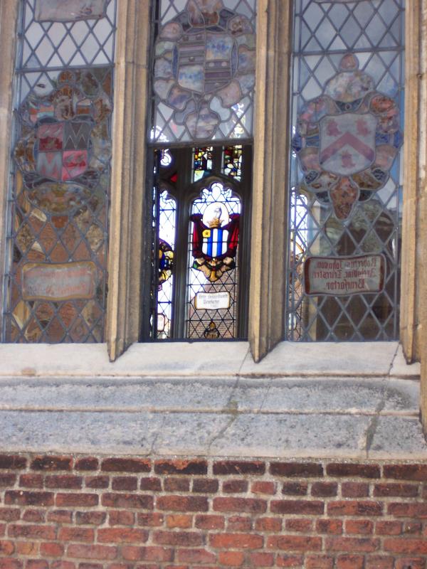 Looking through the stained glass