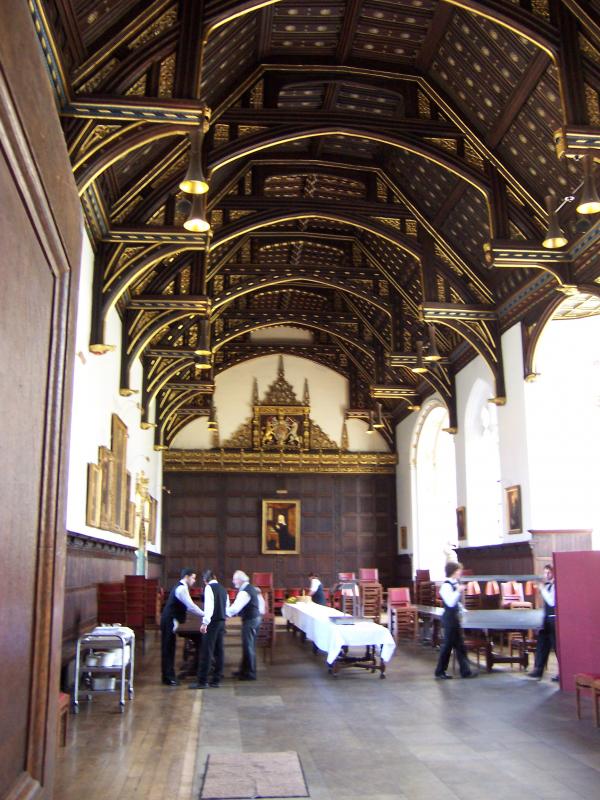 The St. John&#039;s College dinning hall