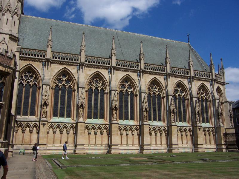 Exterior of the St. John&#039;s College cathedral