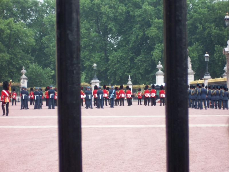 The changing of the guard, Buckingham Palace