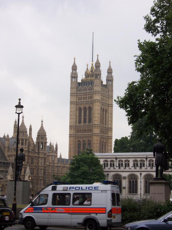 Tower that is part of the Houses of Parliament