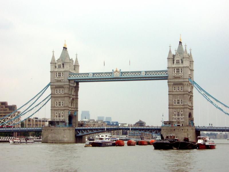 The Tower Bridge (taken from the London Bridge)