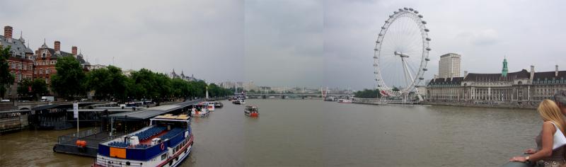 Panorama from the Westminster Bridge