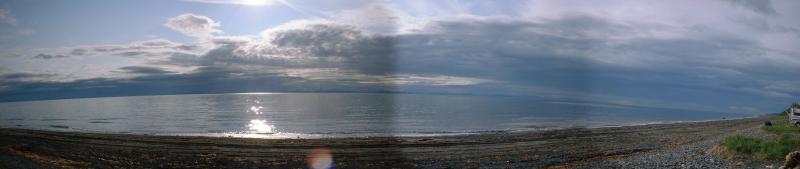 Alaska shoreline panorama