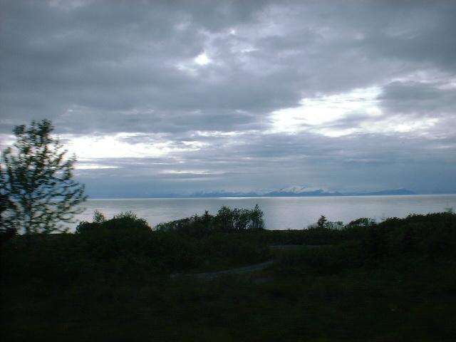 Overcast alaskan vista