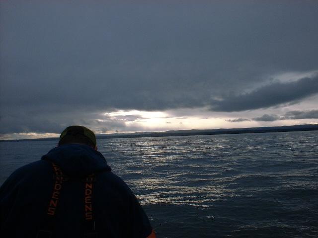 Sunrise on the ocean