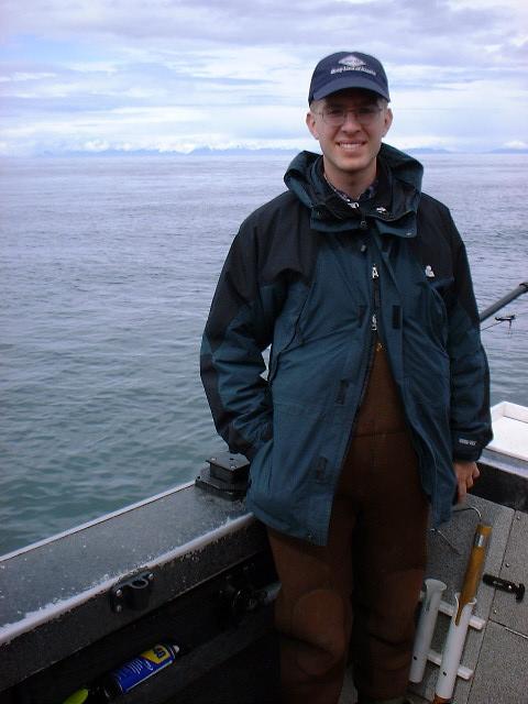 Jason on the fishing boat