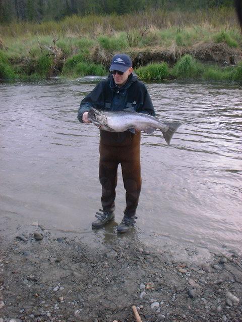 Jason and his salmon