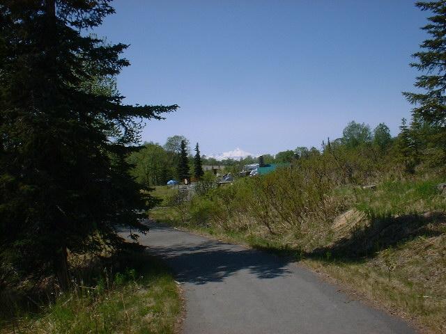 The path to our campsite