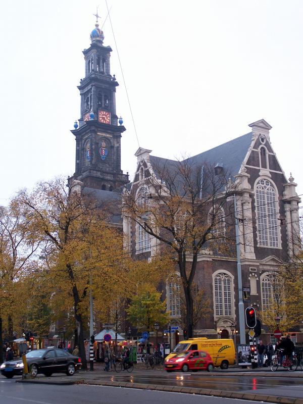 The church at Westermarkt square