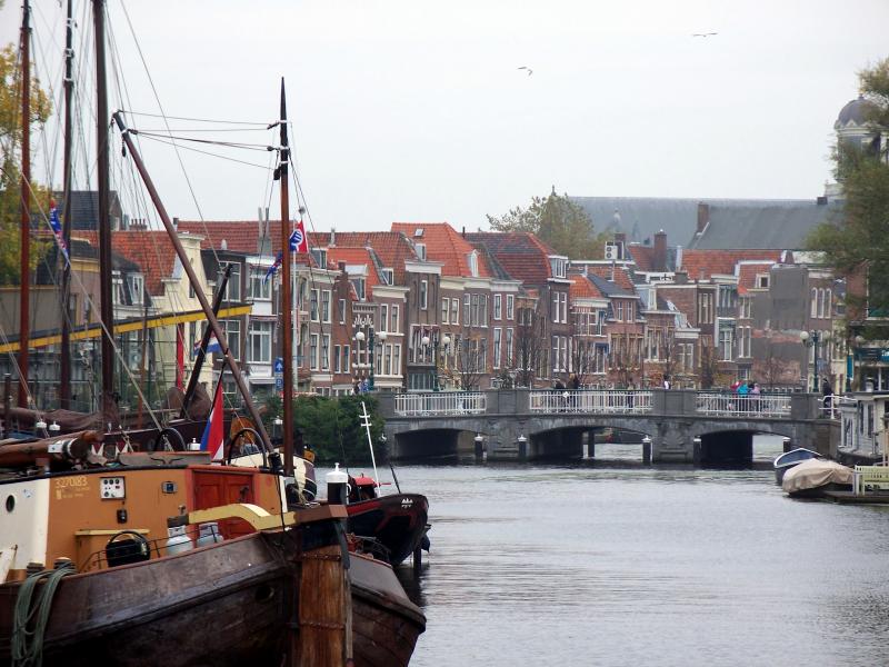 Canal houses in Leiden