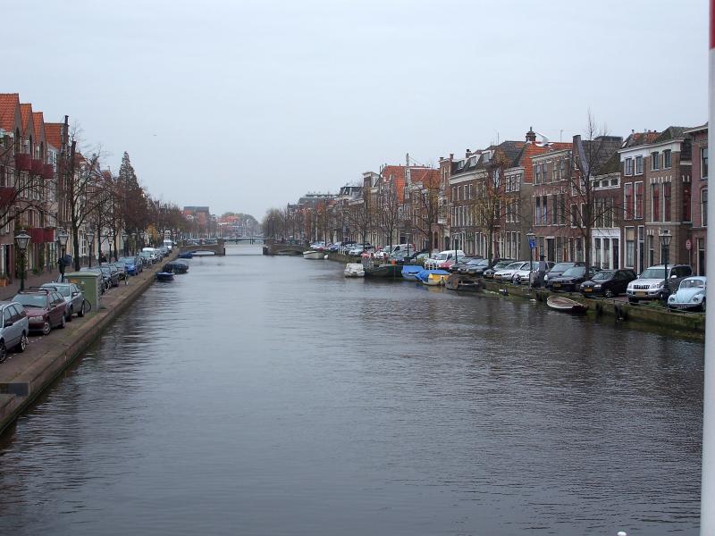 Looking down the canal