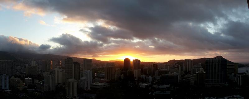 Sunrise panorama