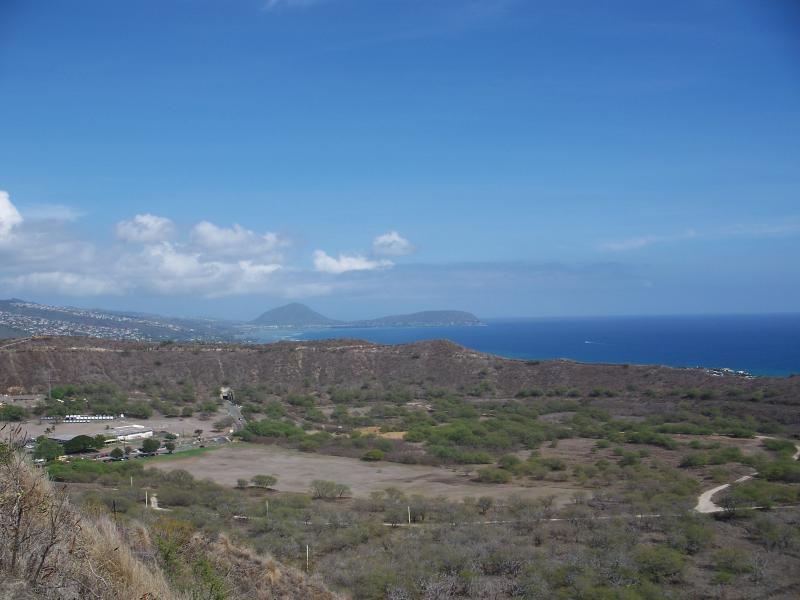 View of the crater