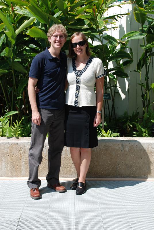 Jason and Katie at the convention center
