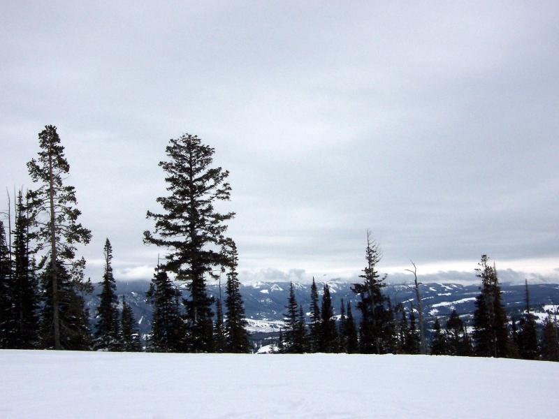 View from the slopes of Big Sky